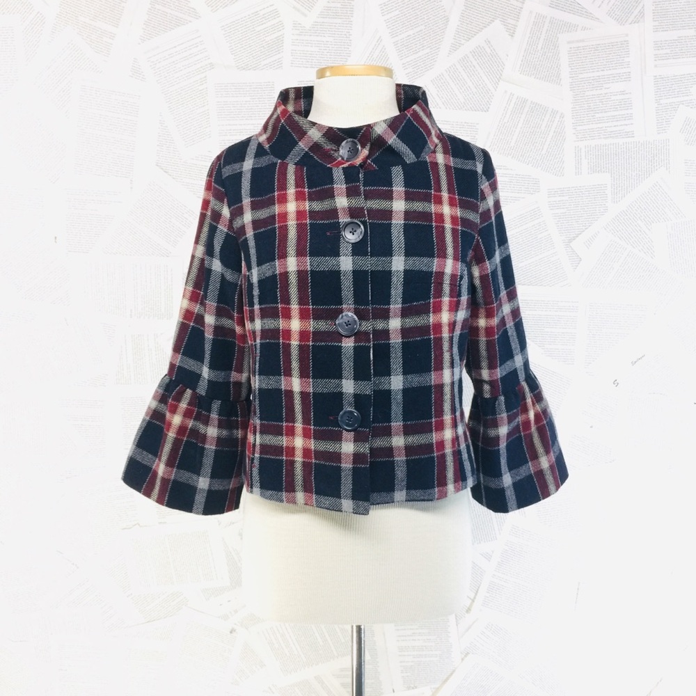 Beverly Hills Polo Club Plaid Jacket Large